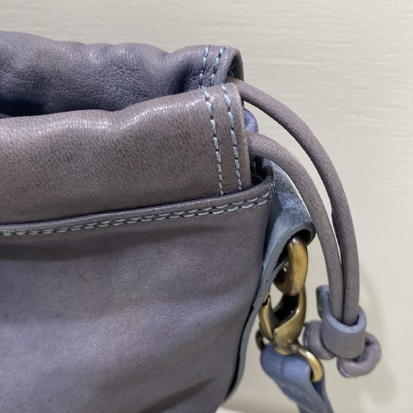 JOHNNY WAS “Vanessa” Blue (Altomare) Italian Leather Tote (NWT’s) - Picture 6 of 16